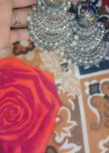 Elegant Silver &amp; Pearl Drop Earrings