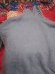 Cozy Blue Turtleneck Sweater