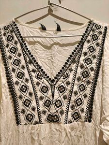 Boho Embroidered Dress