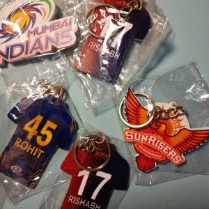 Ipl Team Keychain For Cricket Lovers