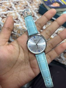 Casio Watch with Light Blue Band
