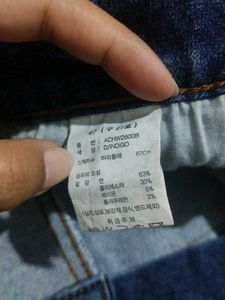 Blue Straight Leg Jeans
