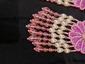 Vintage Beaded Flower Earrings
