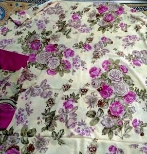 Unstitched Pure Silk Suite Peace
