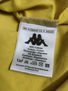 Yellow Kappa T-shirt