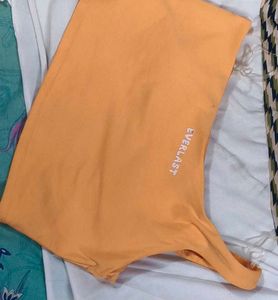 Orange One Shoulder Top
