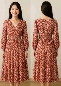 Vintage Bloom Smocked Floral🍒🕯️