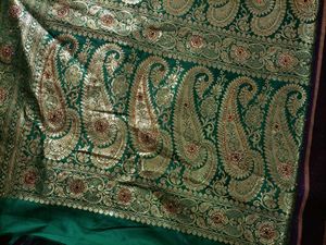 Banarsi Silk Saree 💚