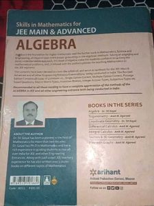 Cengage Calculus + Arihant Algebra JEE MAINS ADV