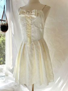 Corset Bow Mini Dress