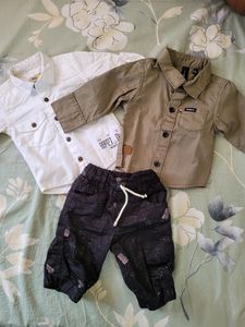 2 Shirts And Baby Trousers