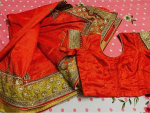 Beautiful 😍 PartyWear Saree With Stich Blouse