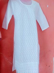 White Kurti