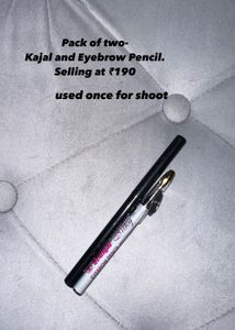 Eyebrow pencil and Kajal