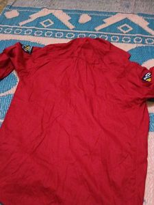 Red Casual Shirt