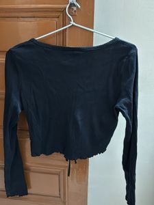 Black Long Sleeve Top