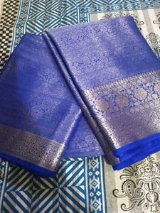 Elegant Blue Banarasi Saree