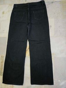 Black Straight Leg Jeans
