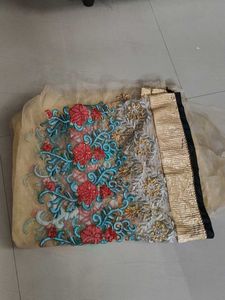 Organza heavy embroidery dupatta Brand New