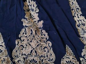 Heavy Saree Georgette And Satin