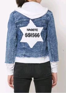 Denim Jacket With Cap