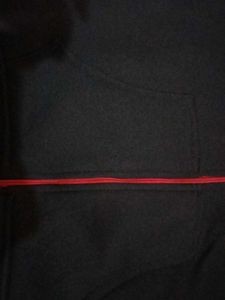 Black Hoodie with Graphic Detail