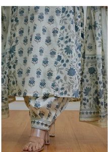 Comfortable Daily Wear Kurta With Harim Pantset