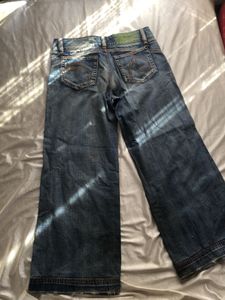 Wide Leg Denim Jeans