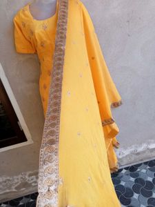 Yellow Salwar Suit