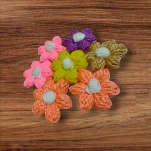 Crochet Flower Embellishments