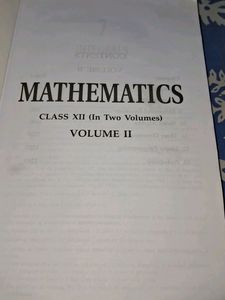 Class 12th ML Agarwal Volume 2