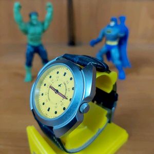 Fastrack Yellow Dial Men's Watch