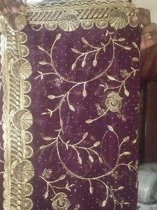 Elegant Purple Dupatta