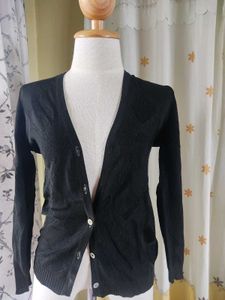 Classic Black Cardigan