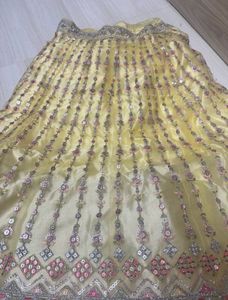 Wedding/Haldi Lehenga(Size M) Never Used