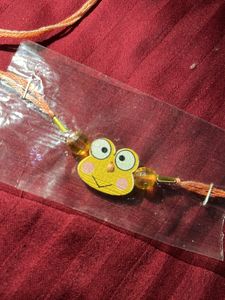 Cute Kitty And Frog Charm Rakhi Combo