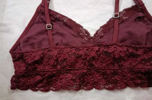 Lace Bralette Stretchable Pads Not Included