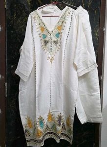 White Embroidered Salwar Kameez