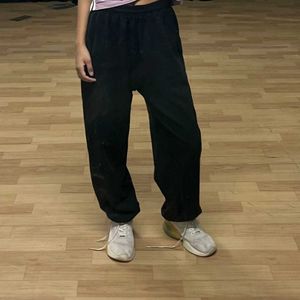Black Baggy Joggers For Women.