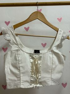 White Pinteresty top