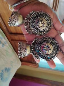Beautiful Silver 🤍🤍 Earring Sat😘😘