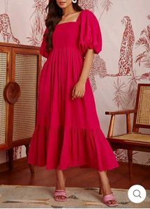 ZARA Women&#39;s Hot Pink Dress