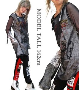 Skull Print Punk rave