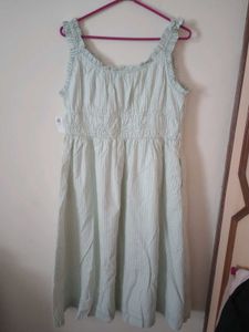 Striped Ruffle Dress