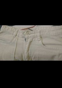 Beige Jeans