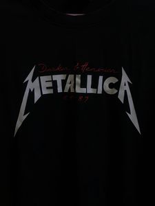 BONKERS Printed Oversized Tee (Metallica Edition)