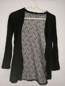 Black Net Shrug