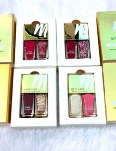 MyGlamm Two Of Your Kind Nail Enamel Duo Glitter C