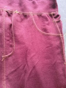 Burgundy Leggings