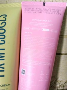 Leave In Cream And Defining Hair Gel